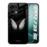 White Angel Wings Oppo F33 5G Glass Back Cover Online