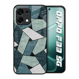 Abstact Tiles Oppo F33 5G Glass Back Cover Online