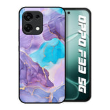Alcohol ink Marble Oppo F33 5G Glass Back Cover Online