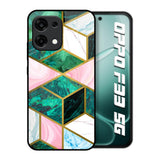 Seamless Green Marble Oppo F33 5G Glass Back Cover Online