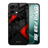 Modern Camo Abstract Oppo F33 5G Glass Back Cover Online