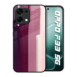 Brush Stroke Art Oppo F33 5G Glass Back Cover Online