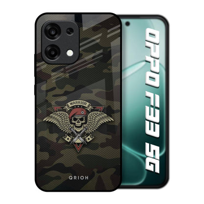 Army Warrior Oppo F33 5G Glass Back Cover Online