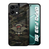 Army Warrior Oppo F33 5G Glass Back Cover Online