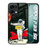 Astronaut on Mars Oppo F33 5G Glass Back Cover Online
