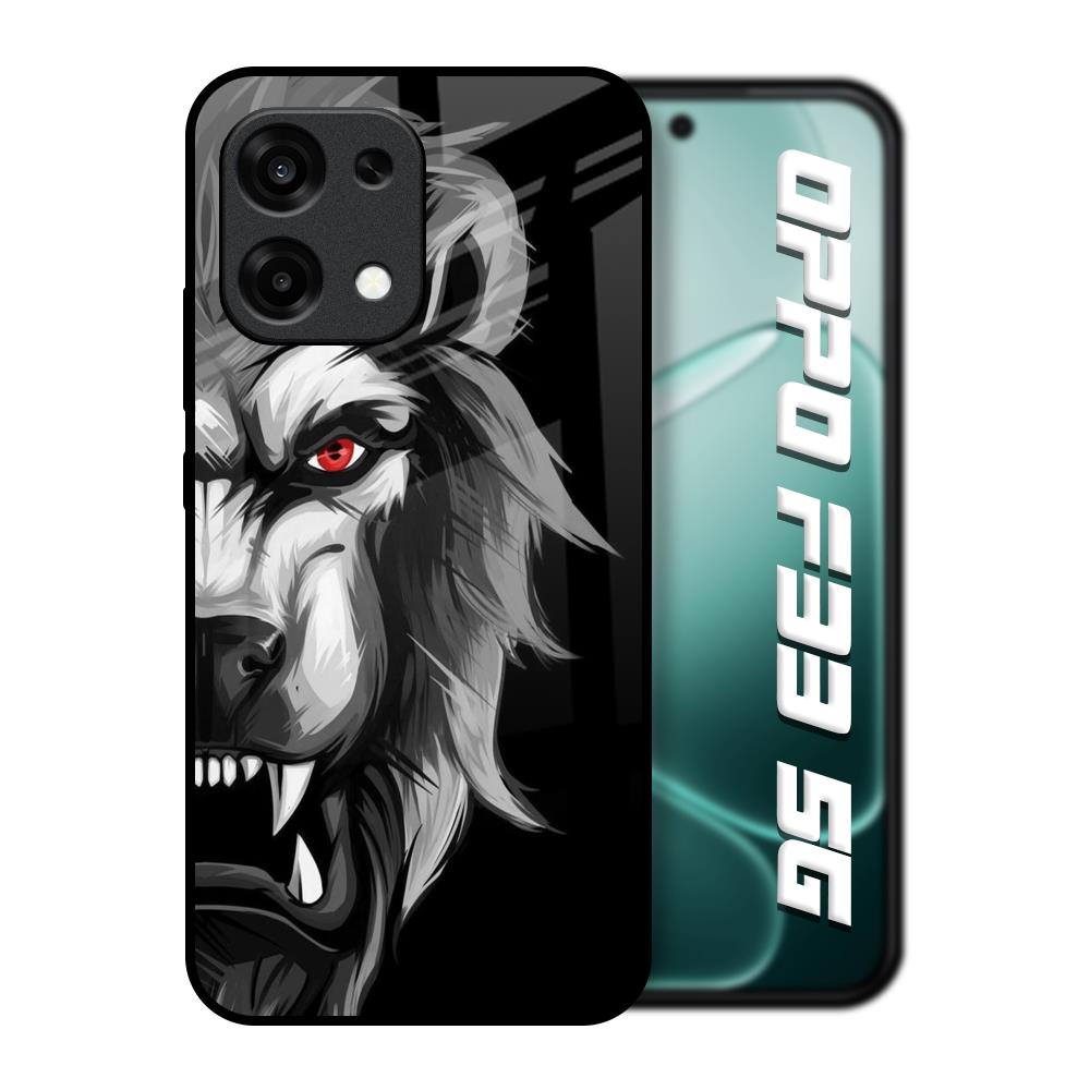 Wild Lion Oppo F33 5G Glass Back Cover Online