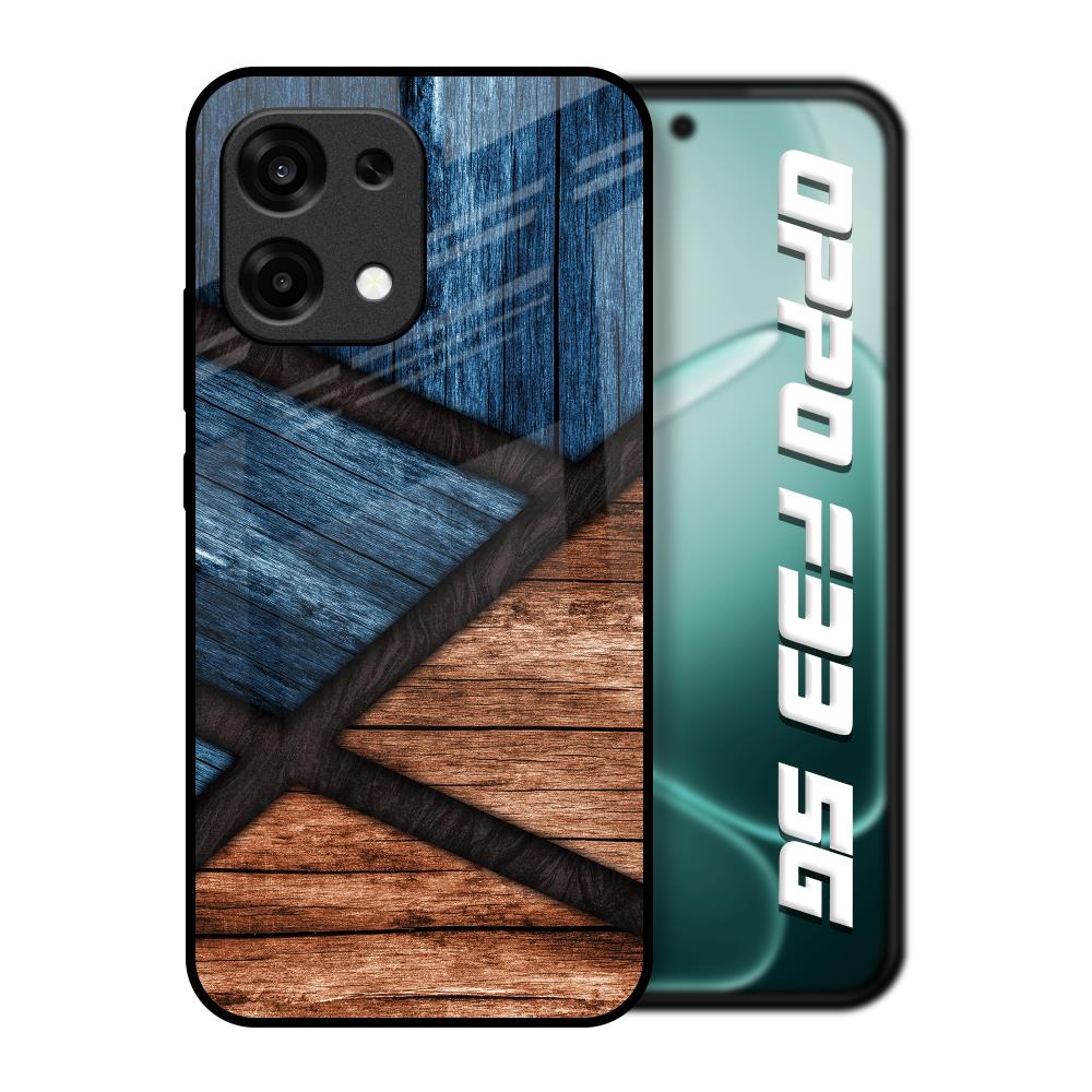Wooden Tiles Oppo F33 5G Glass Back Cover Online