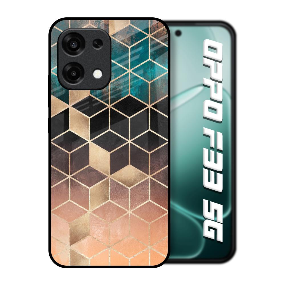 Bronze Texture Oppo F33 5G Glass Back Cover Online