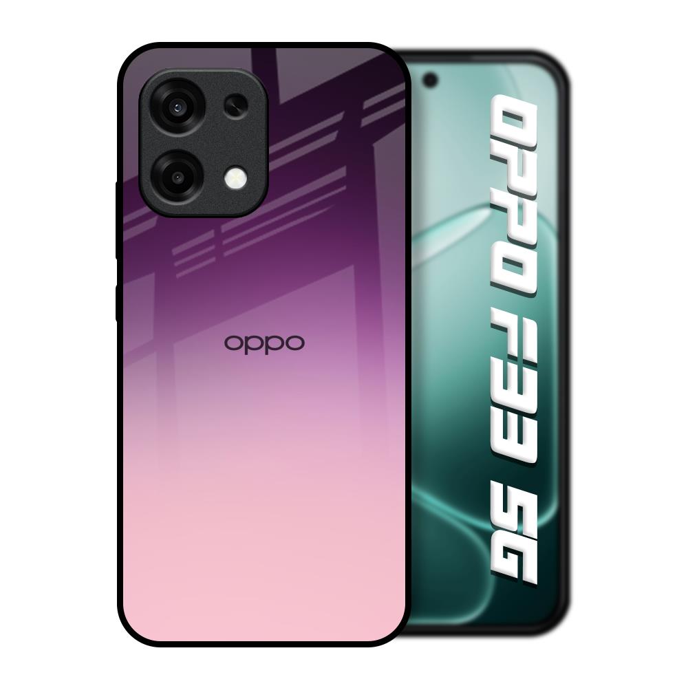 Purple Gradient Oppo F33 5G Glass Back Cover Online