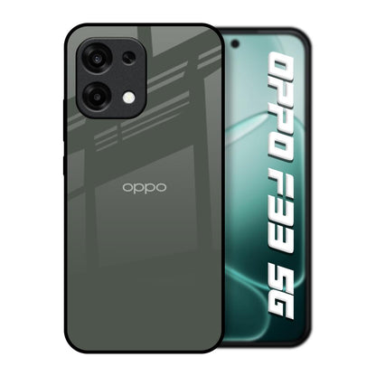 Charcoal Oppo F33 5G Glass Back Cover Online