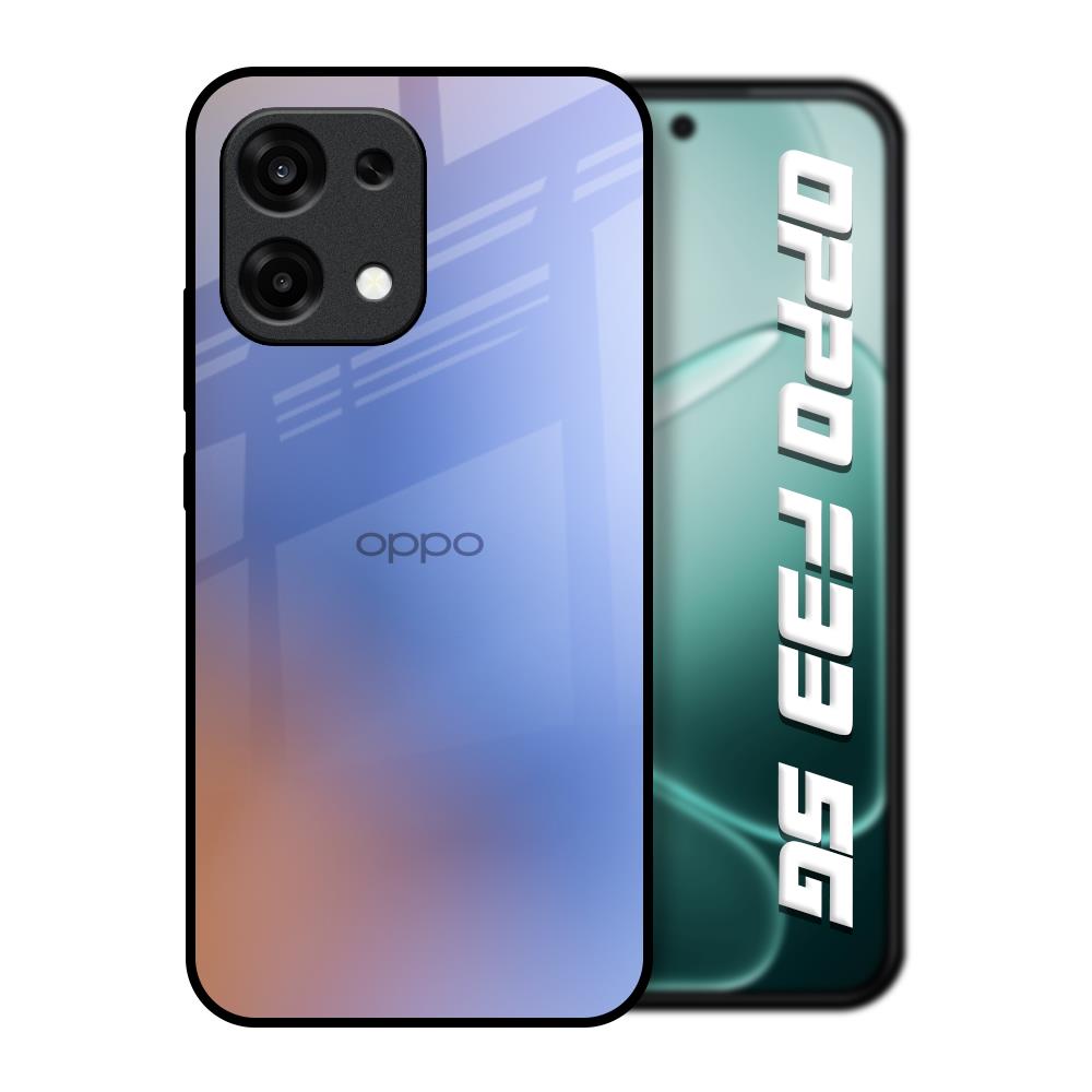 Blue Aura Oppo F33 5G Glass Back Cover Online