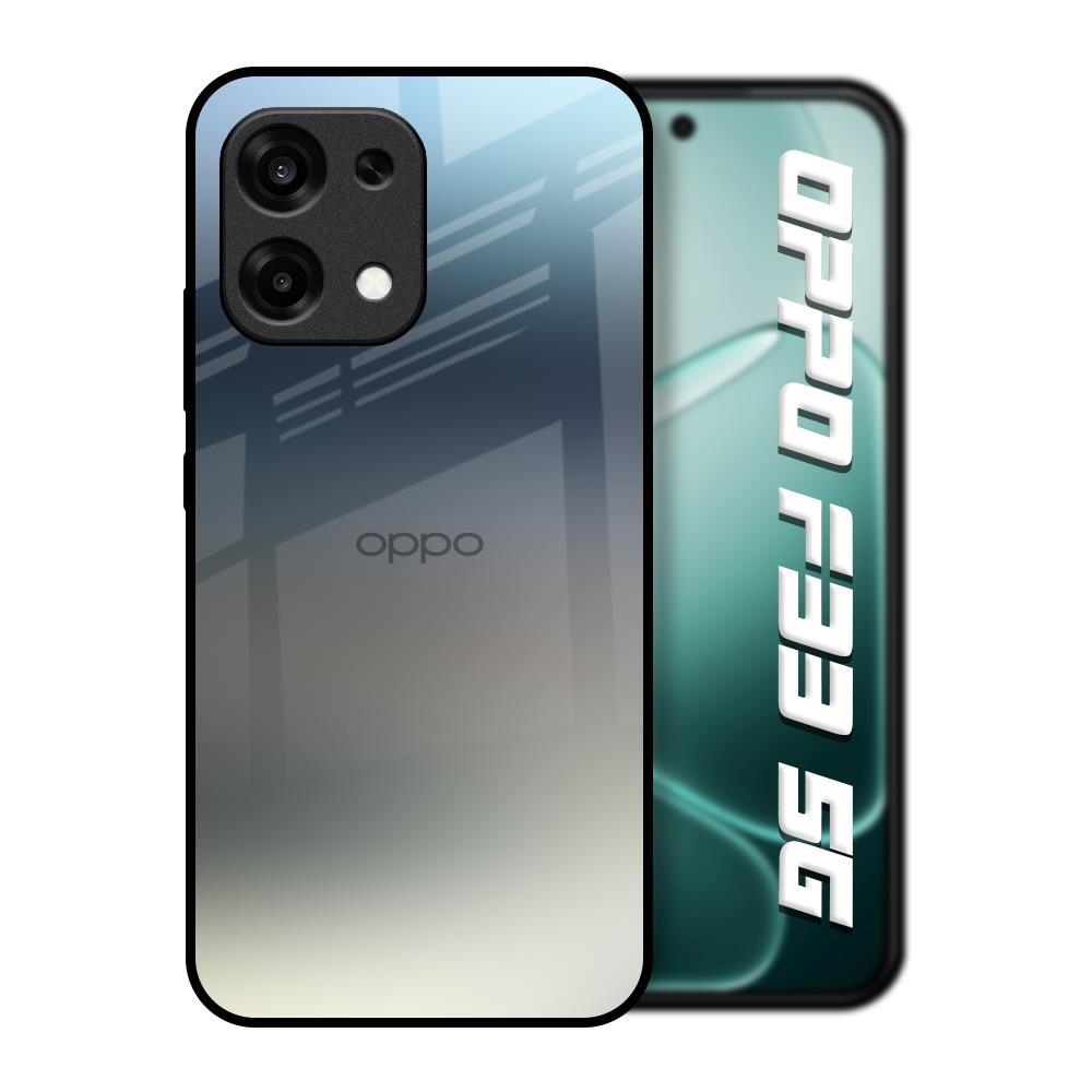 Tricolor Ombre Oppo F33 5G Glass Back Cover Online