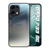 Tricolor Ombre Oppo F33 5G Glass Back Cover Online
