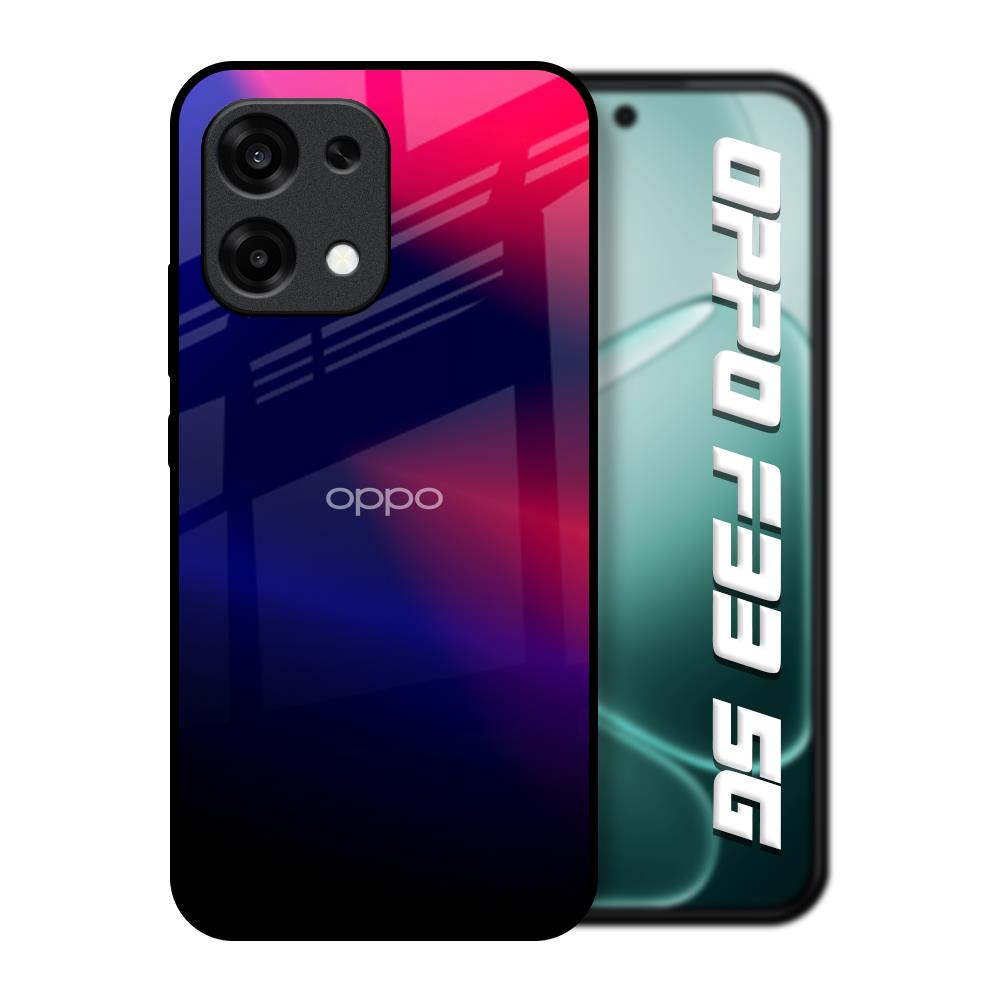 Blue Ombre Oppo F33 5G Glass Back Cover Online