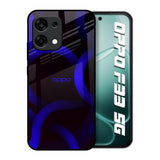 Blue Ring Light Oppo F33 5G Glass Back Cover Online