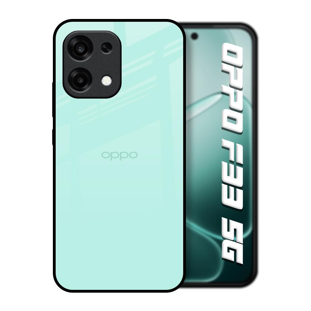 Teal Oppo F33 5G Glass Back Cover Online