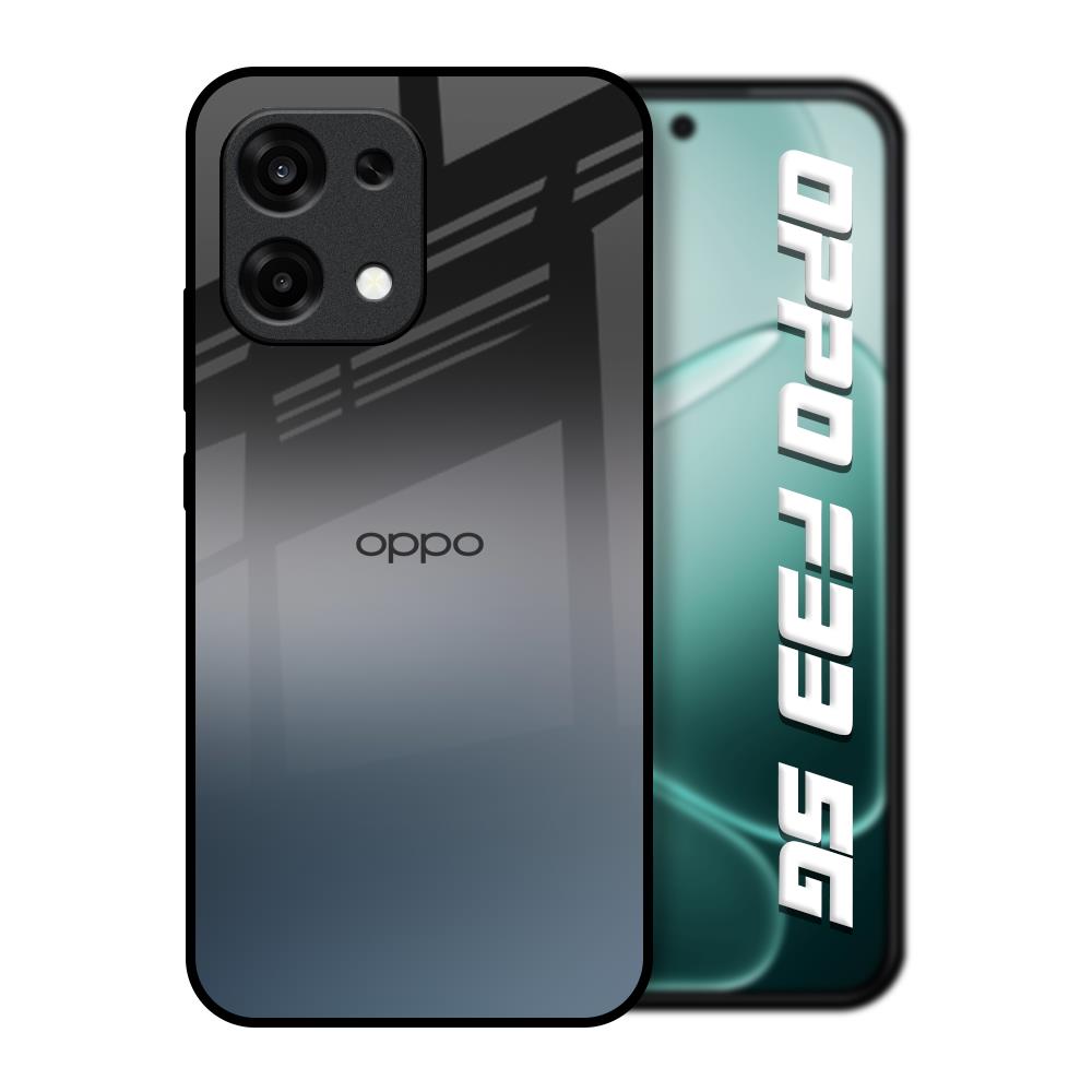 Dramatic Grey Oppo F33 5G Glass Back Cover Online