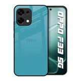 Oceanic Turquiose Oppo F33 5G Glass Back Cover Online