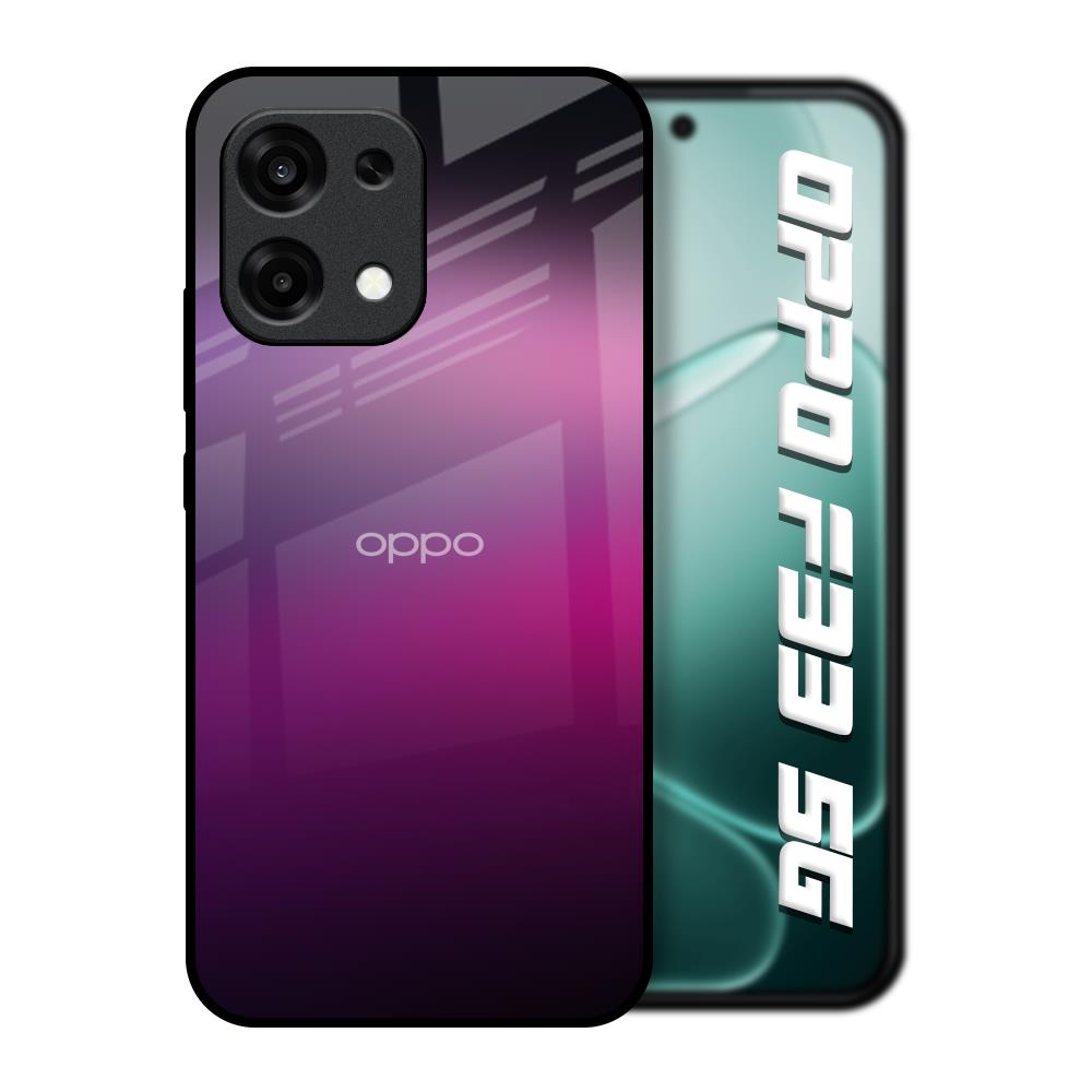 Knight Pink Oppo F33 5G Glass Back Cover Online