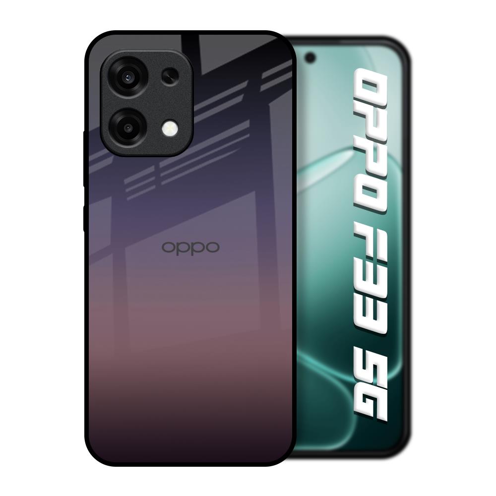 Grey Ombre Oppo F33 5G Glass Back Cover Online