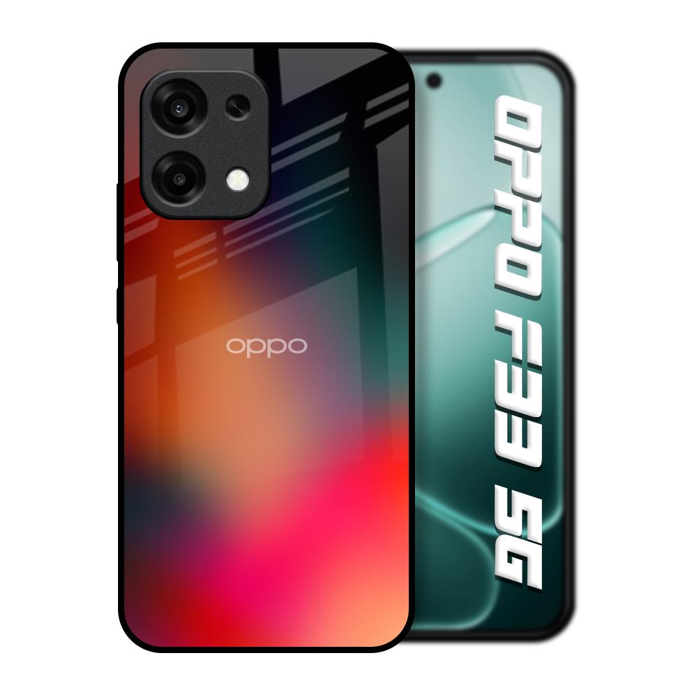Playful Gradient Oppo F33 5G Glass Back Cover Online