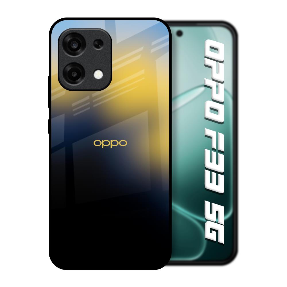 Sunflower Garden Oppo F33 5G Glass Back Cover Online