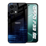 Blue Scratch Oppo F33 5G Glass Back Cover Online