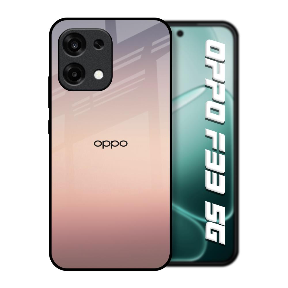 Golden Mauve Oppo F33 5G Glass Back Cover Online