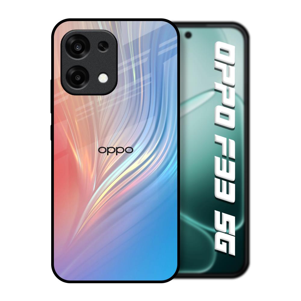 Mystic Aurora Oppo F33 5G Glass Back Cover Online