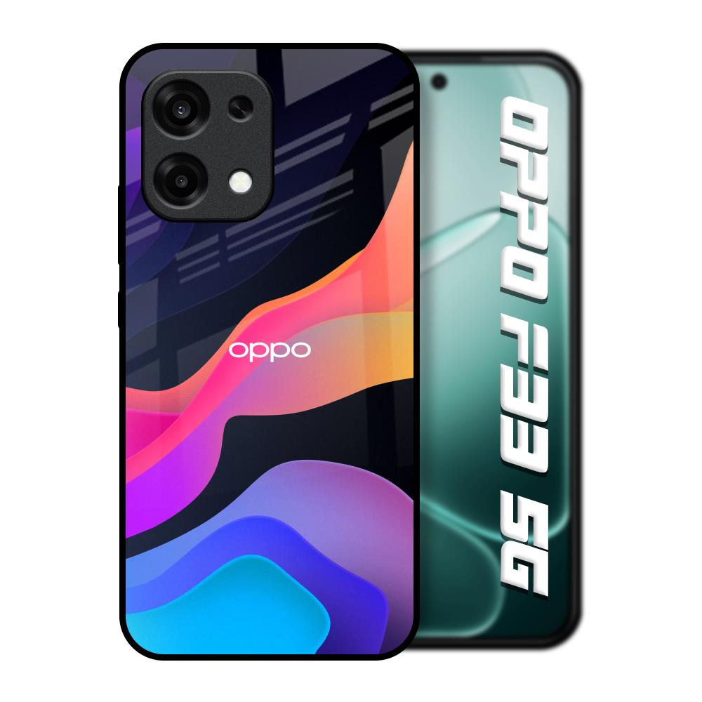 Colorful Fluid Oppo F33 5G Glass Back Cover Online