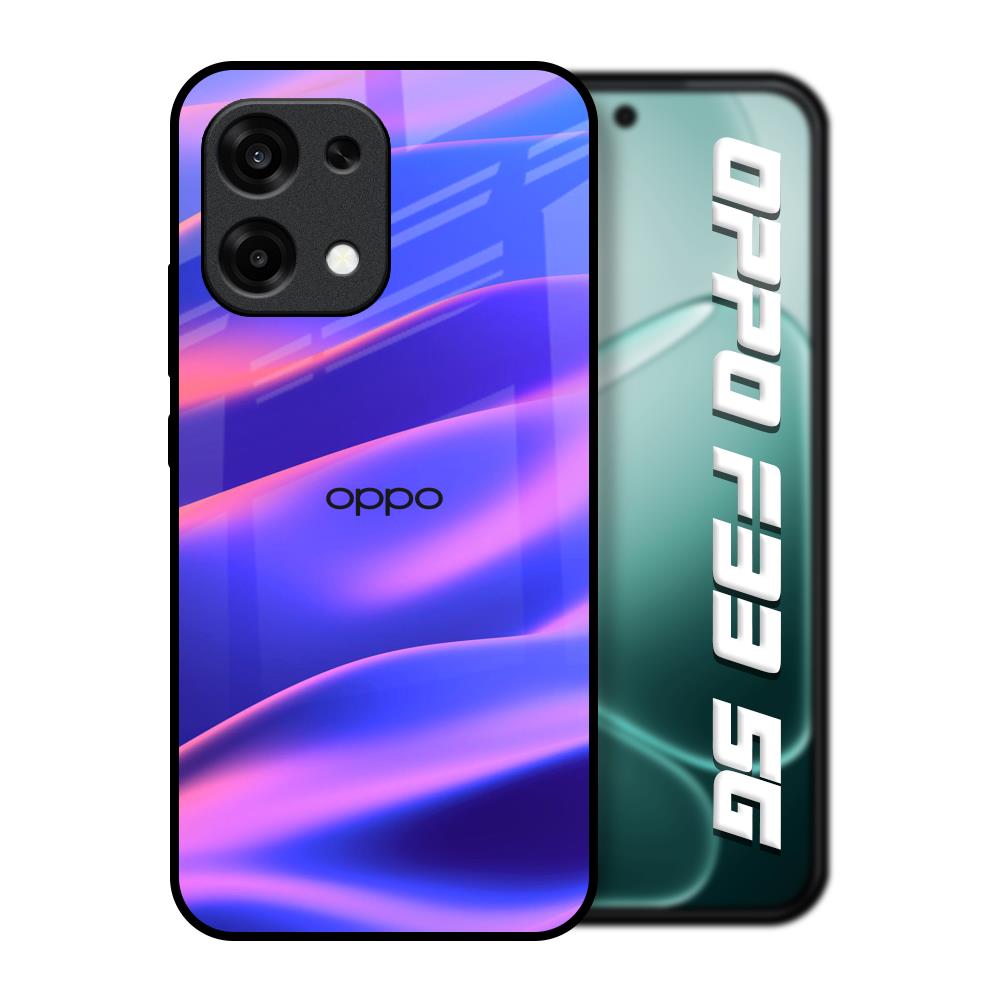 Colorful Dunes Oppo F33 5G Glass Back Cover Online