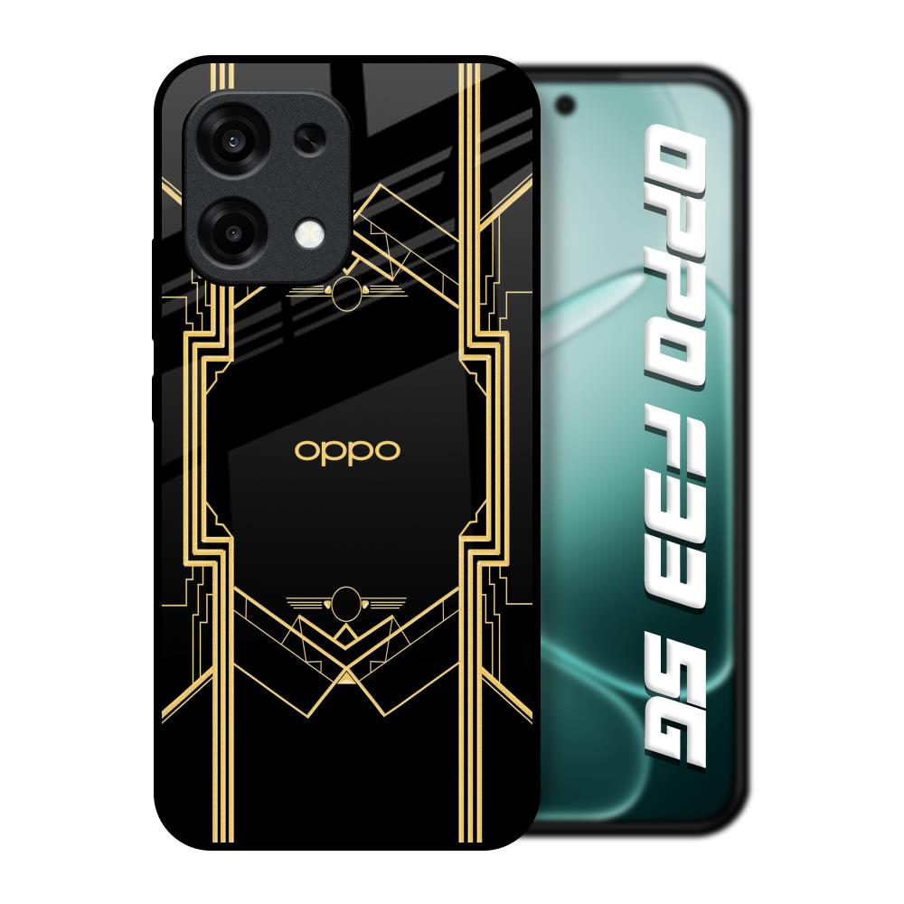 Sacred Logo Oppo F33 5G Glass Back Cover Online