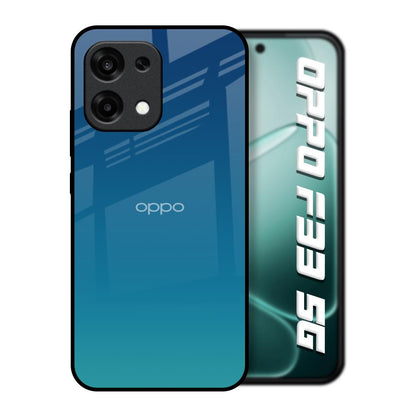 Celestial Blue Oppo F33 5G Glass Back Cover Online