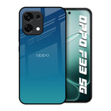 Celestial Blue Oppo F33 5G Glass Back Cover Online