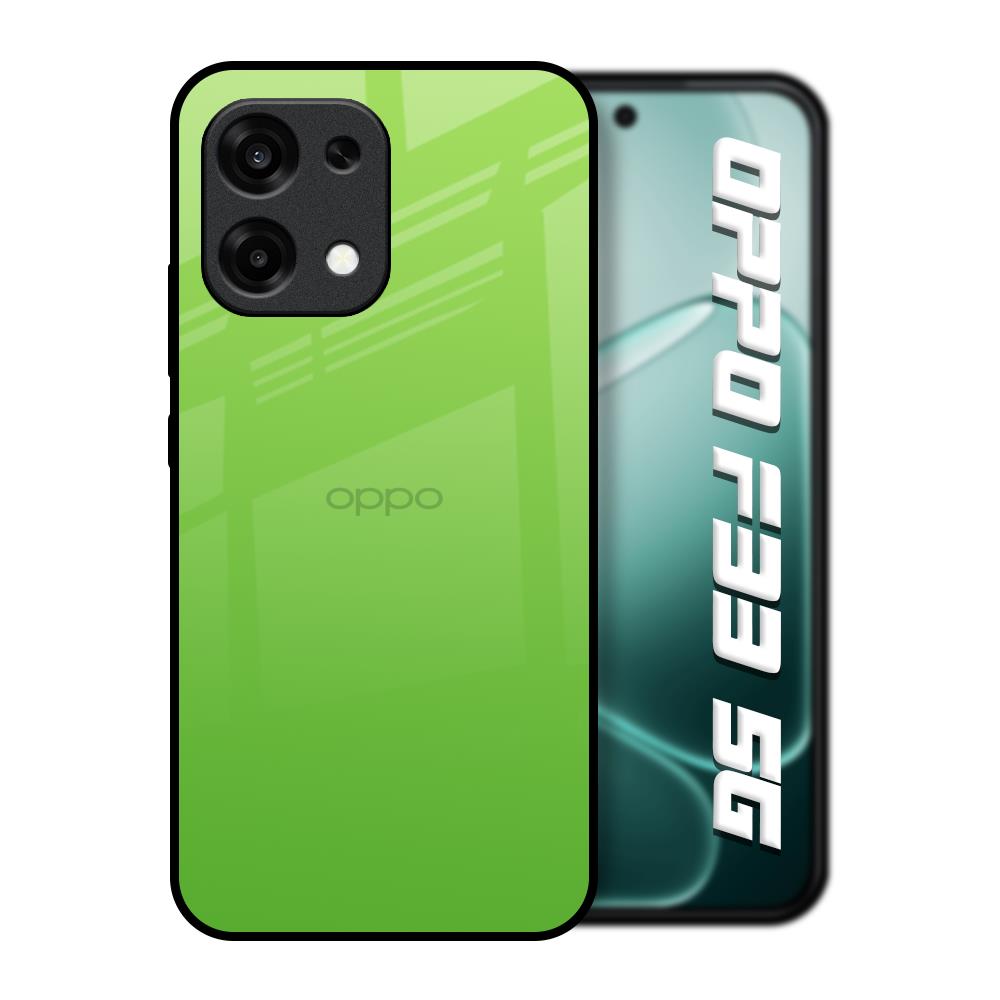 Paradise Green Oppo F33 5G Glass Back Cover Online