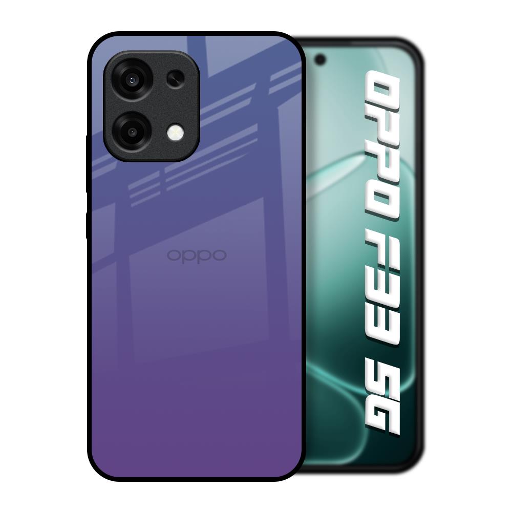 Indigo Pastel Oppo F33 5G Glass Back Cover Online