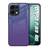 Indigo Pastel Oppo F33 5G Glass Back Cover Online