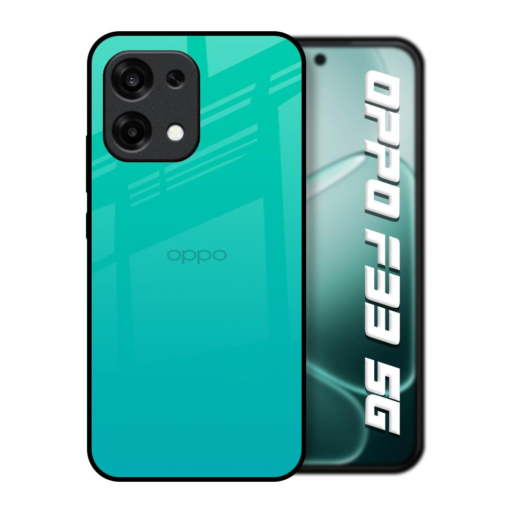 Cuba Blue Oppo F33 5G Glass Back Cover Online