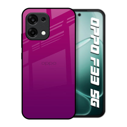 Magenta Gradient Oppo F33 5G Glass Back Cover Online