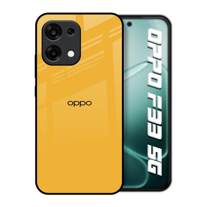 Fluorescent Yellow Oppo F33 5G Glass Back Cover Online
