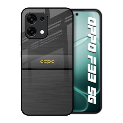 Grey Metallic Glass Oppo F33 5G Glass Back Cover Online