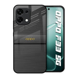 Grey Metallic Glass Oppo F33 5G Glass Back Cover Online