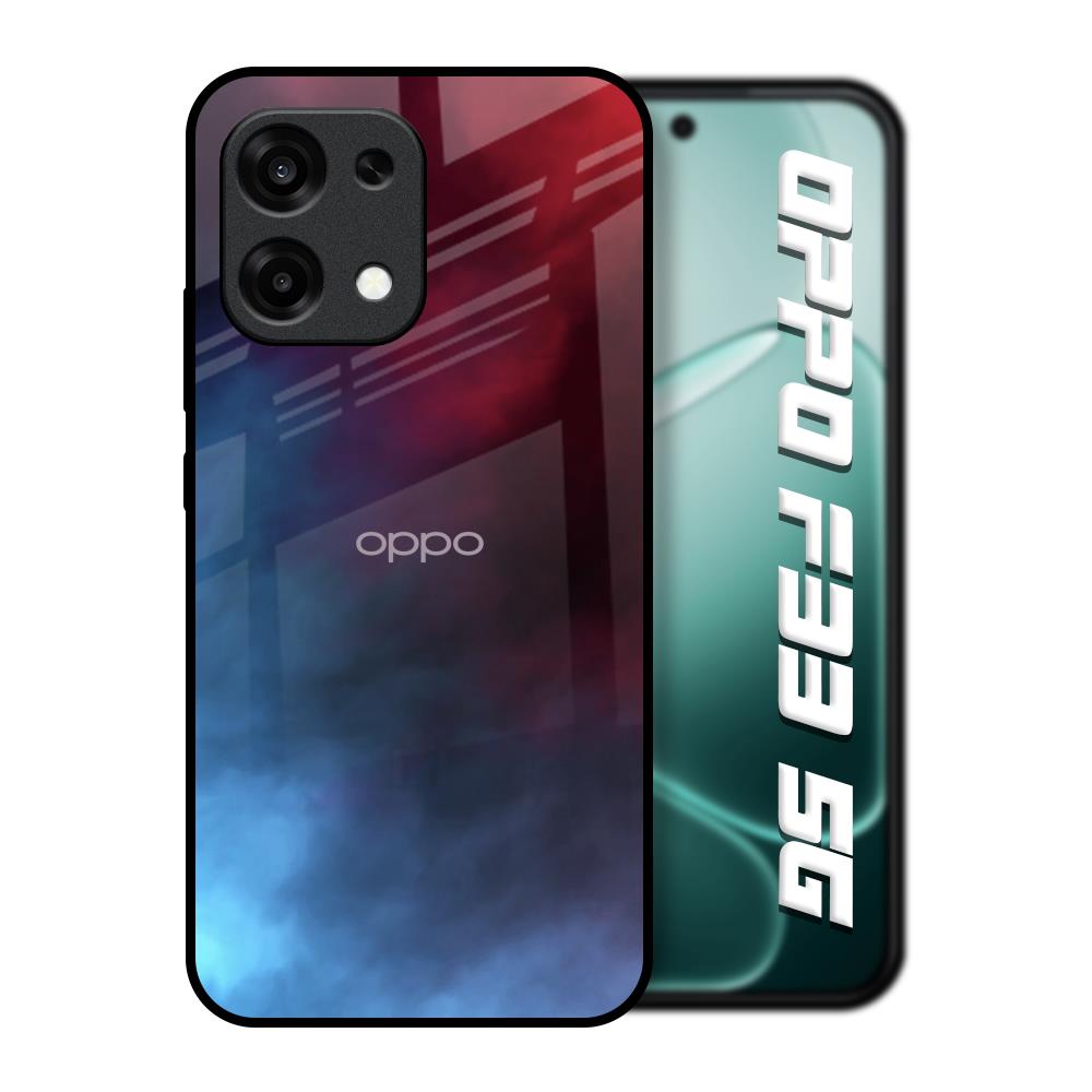 Smokey Watercolor Oppo F33 5G Glass Back Cover Online