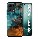 Golden Splash Oppo F33 5G Glass Back Cover Online