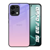 Lavender Gradient Oppo F33 5G Glass Back Cover Online