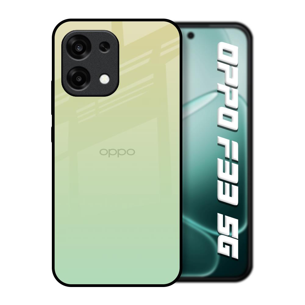 Mint Green Gradient Oppo F33 5G Glass Back Cover Online