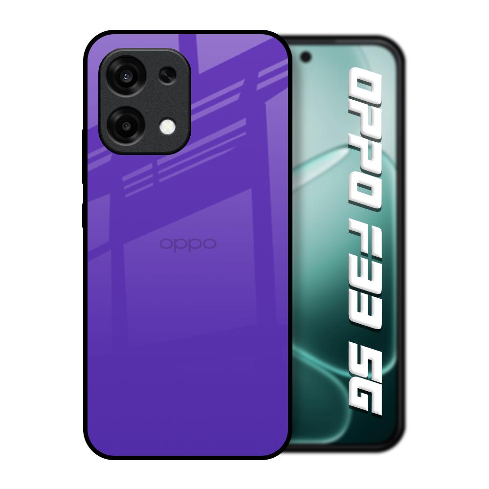 Amethyst Purple Oppo F33 5G Glass Back Cover Online