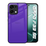 Amethyst Purple Oppo F33 5G Glass Back Cover Online