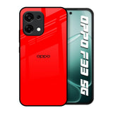 Blood Red Oppo F33 5G Glass Back Cover Online