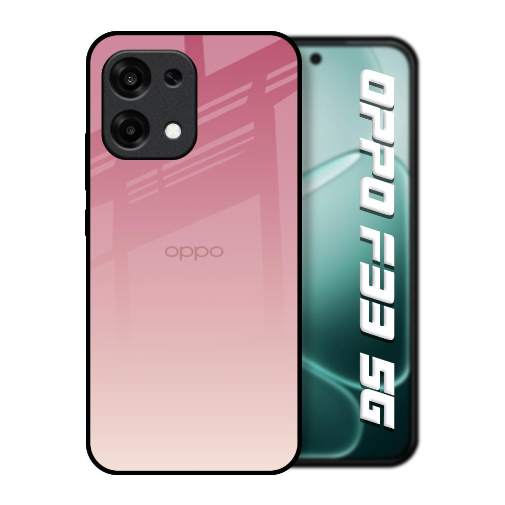 Blooming Pink Oppo F33 5G Glass Back Cover Online